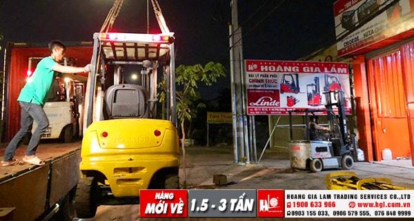 Hàng mới về 1.2020: Lô hàng xe nâng Nhật có tải trọng 1.5 tấn đến 3 tấn